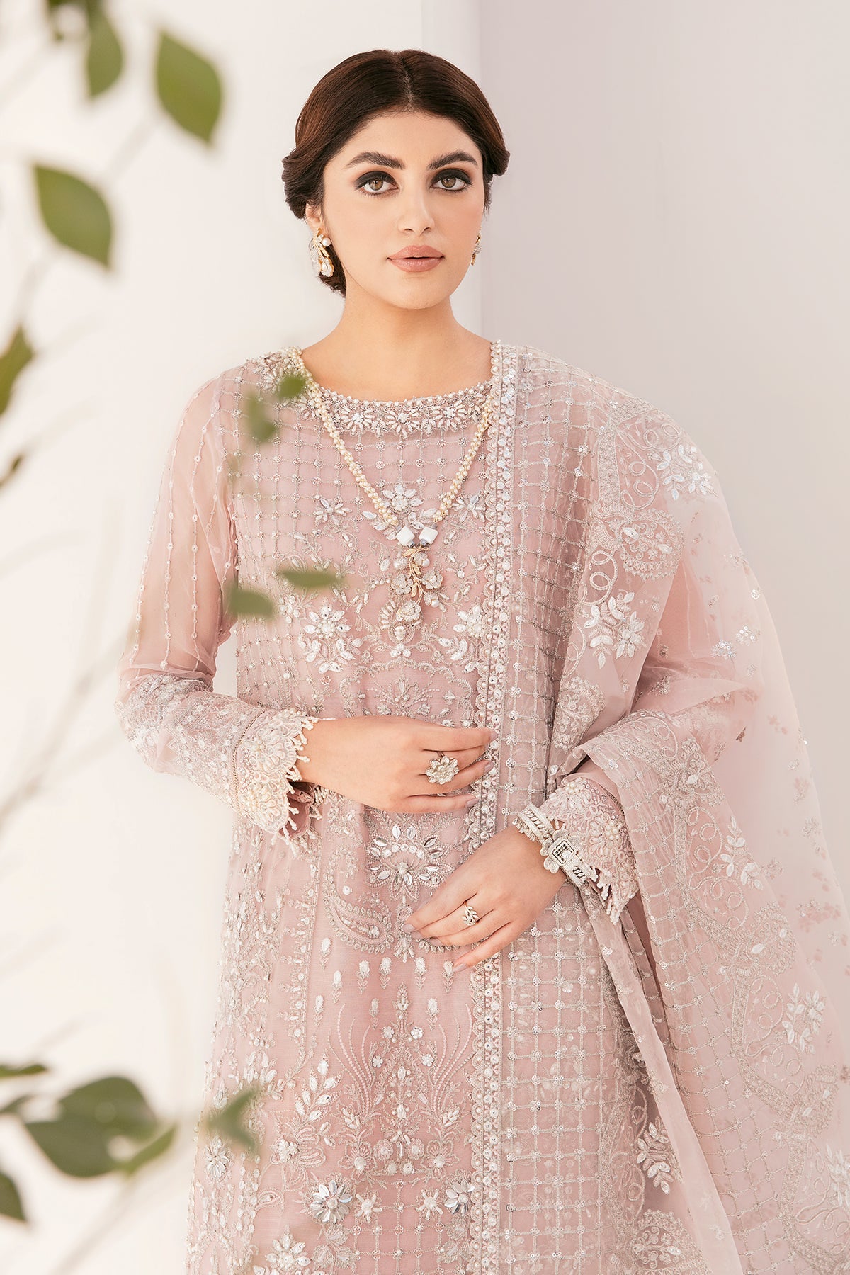 EMBROIDERED CHIFFON CH11-05 STITCHED