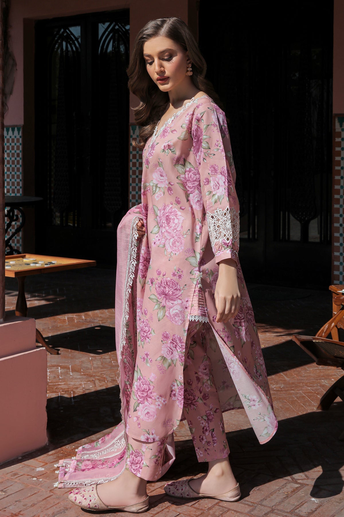 EMBROIDERED LAWN UF-315