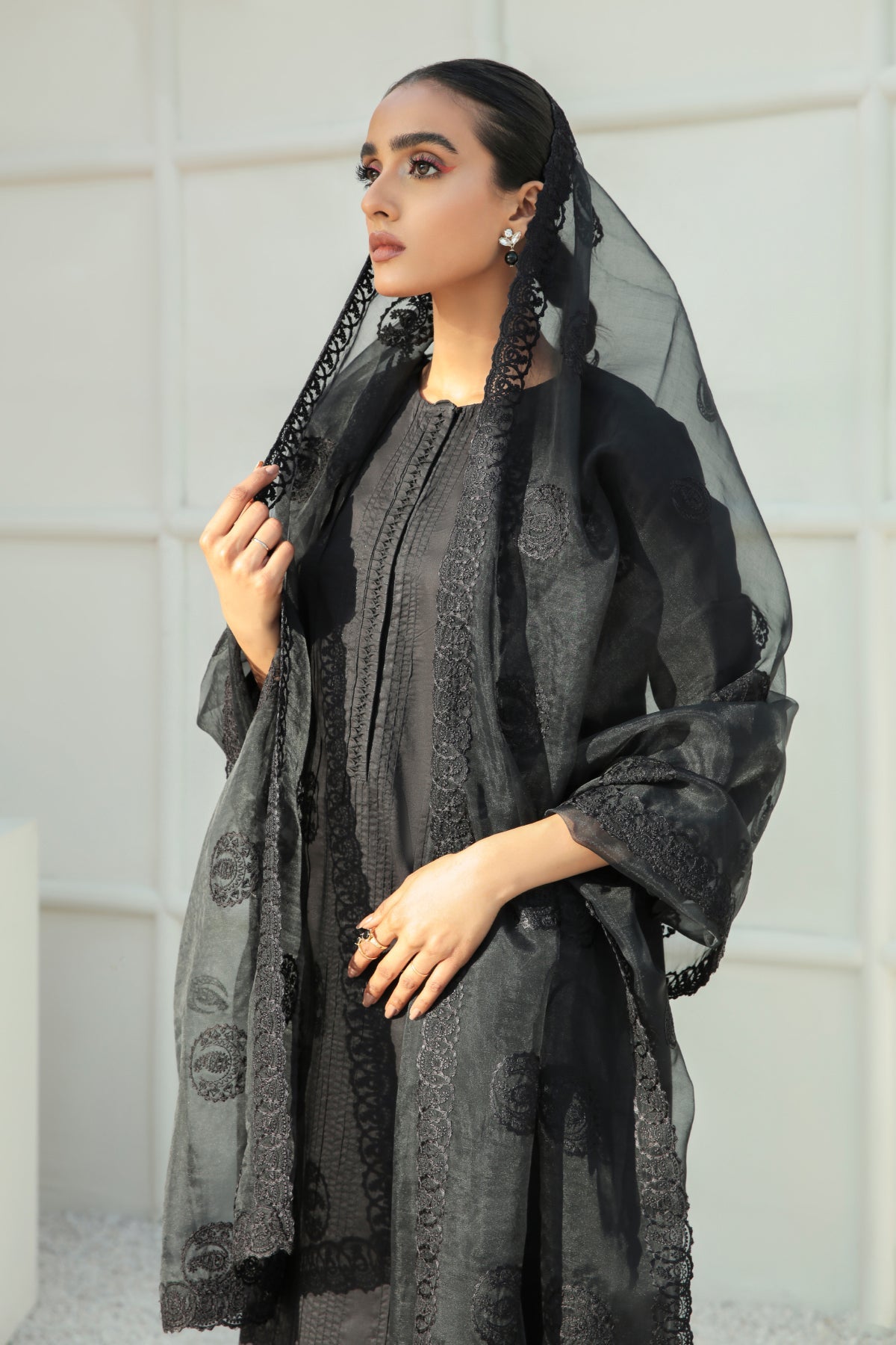 EMBROIDERED ORGANZA DUPATTA-30