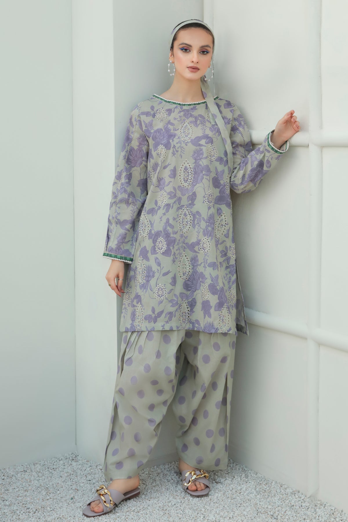 EMBROIDERED LAWN PR-623