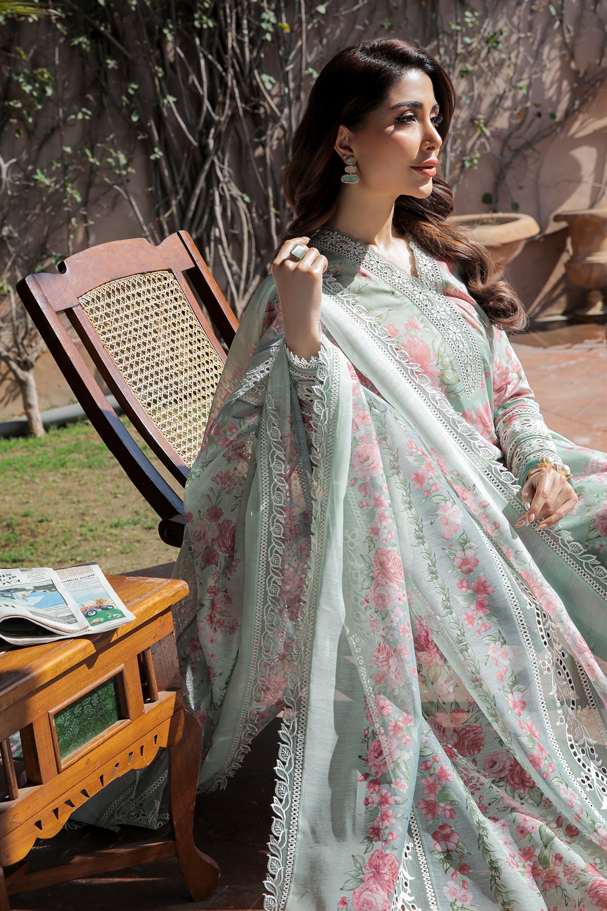 EMBROIDERED LAWN UF-316