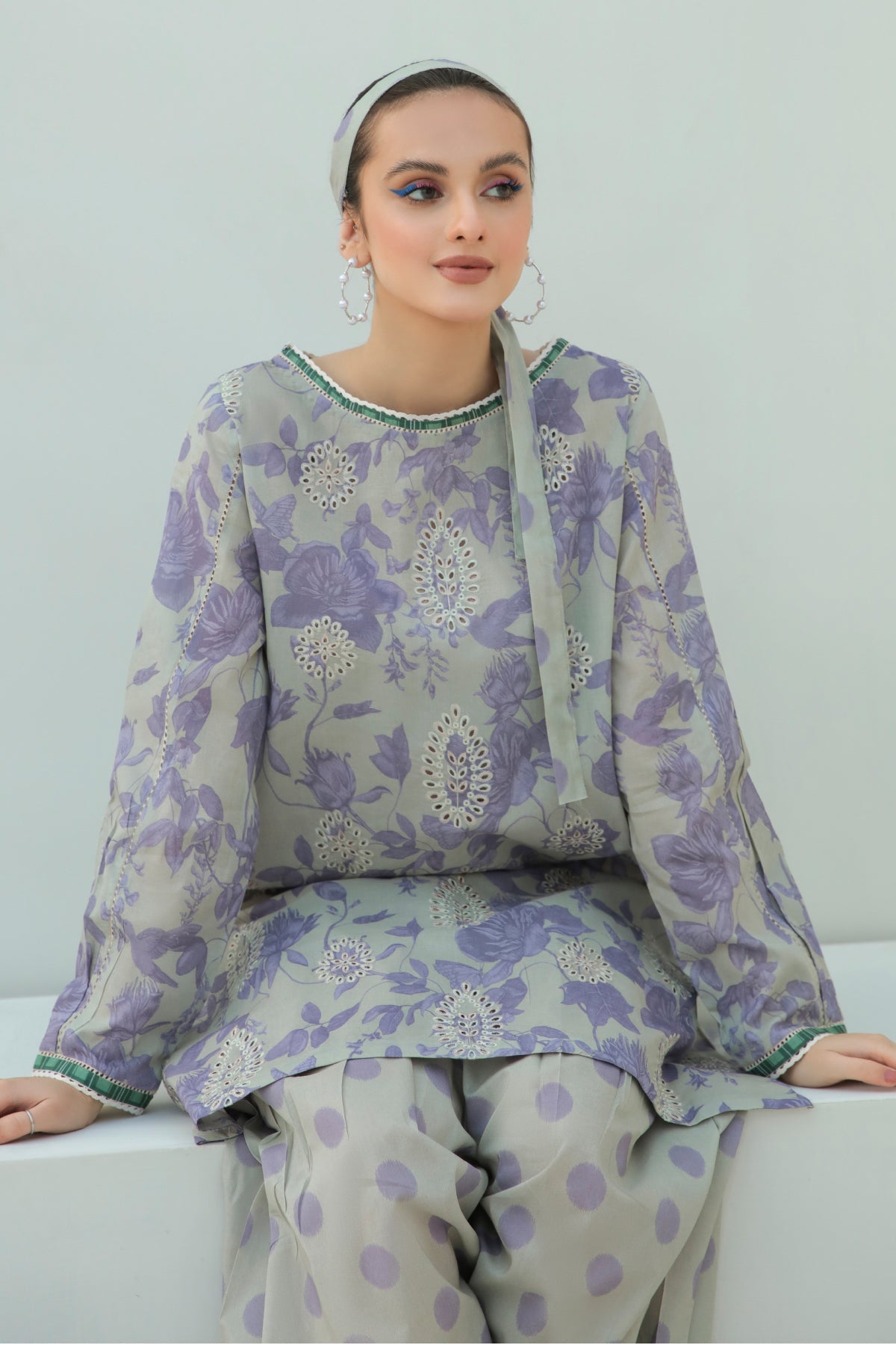 EMBROIDERED LAWN PR-623