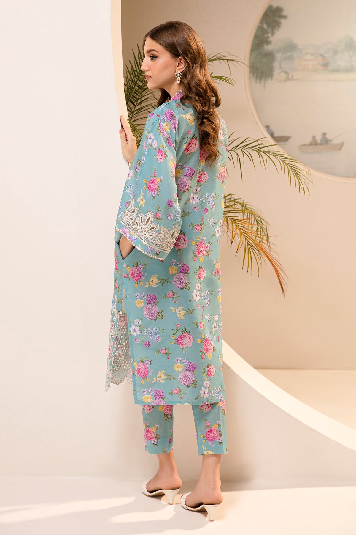 EMBROIDERED LAWN PR-789