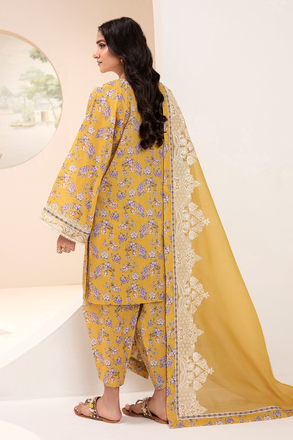 EMBROIDERED LAWN UF-344