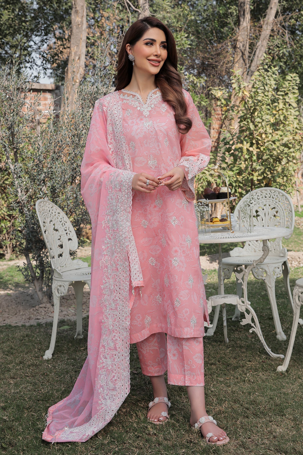 EMBROIDERED LAWN UF-319