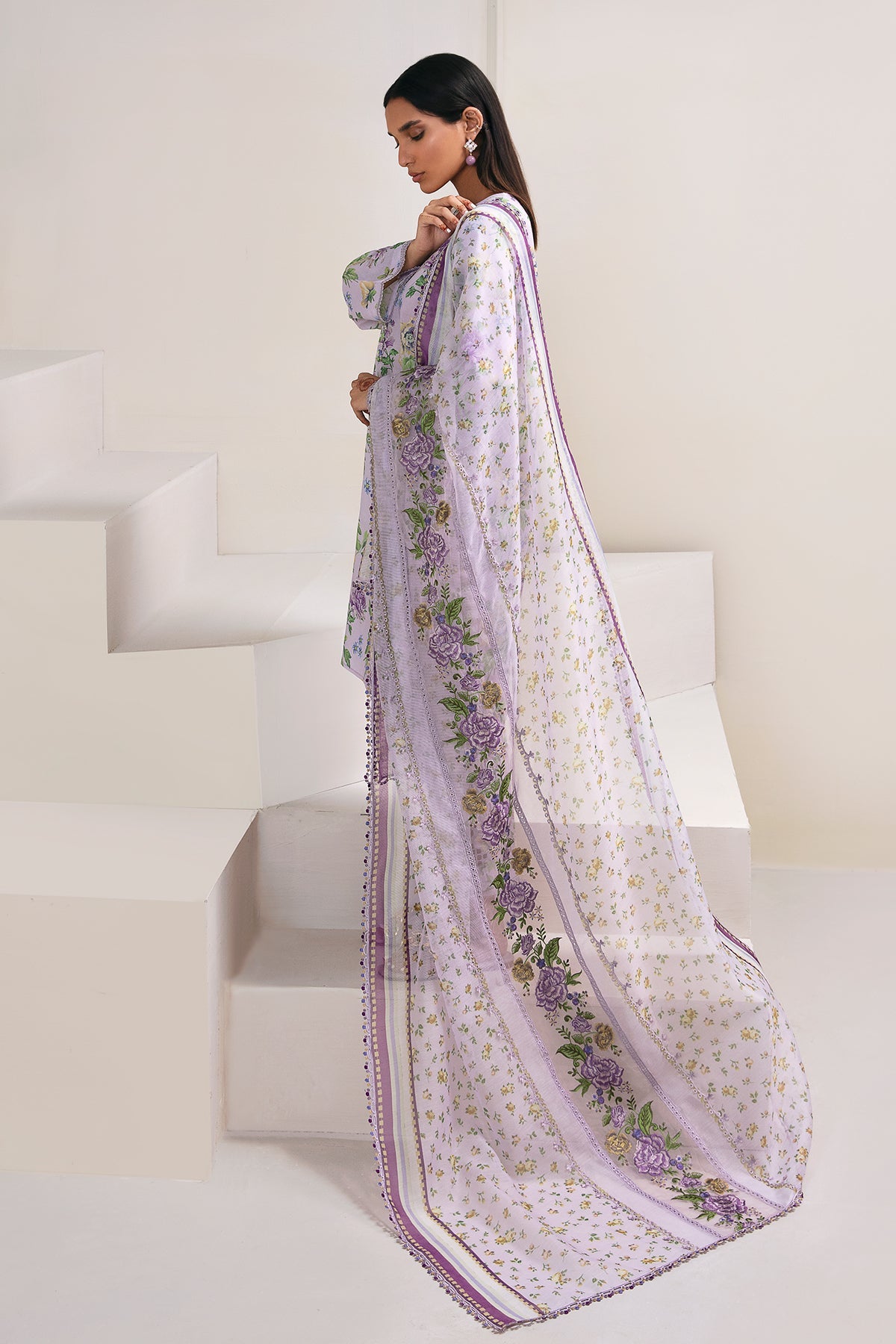 EMBROIDERED LAWN UF-355