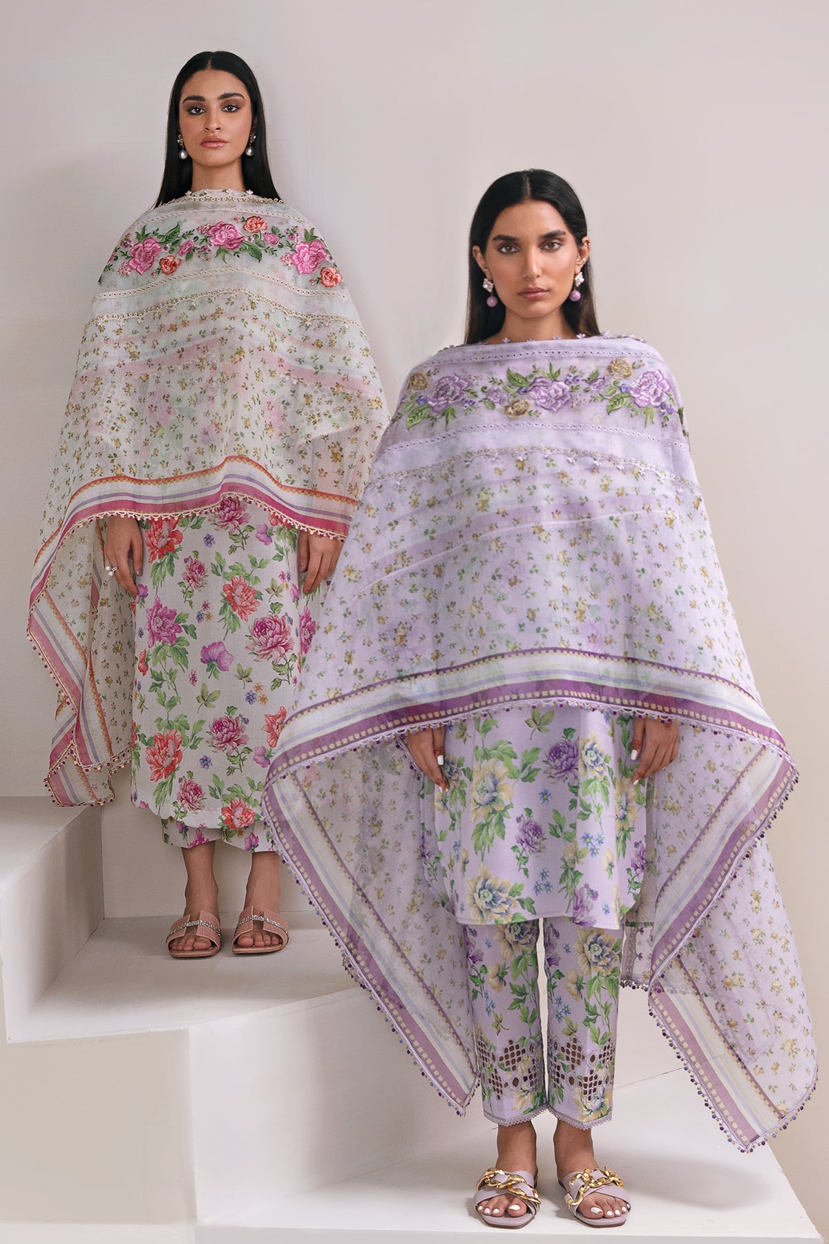 EMBROIDERED LAWN UF-356