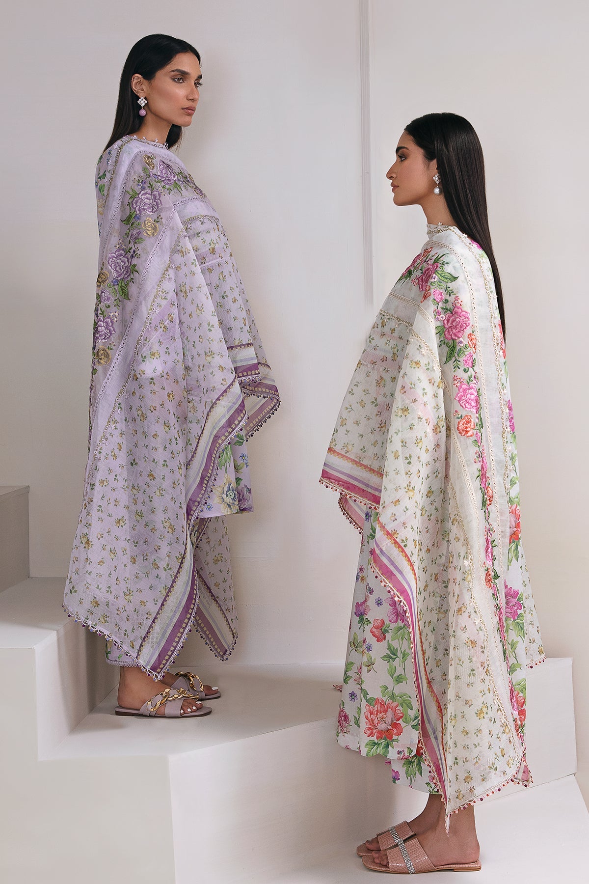 EMBROIDERED LAWN UF-355