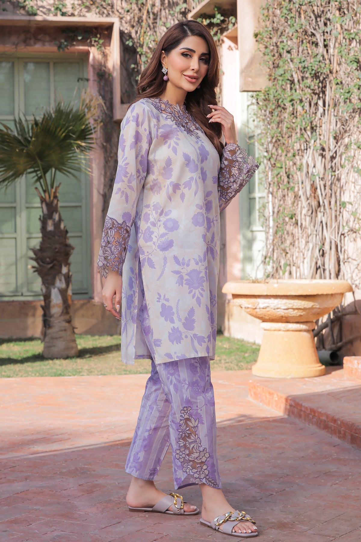 EMBROIDERED LAWN PR-767