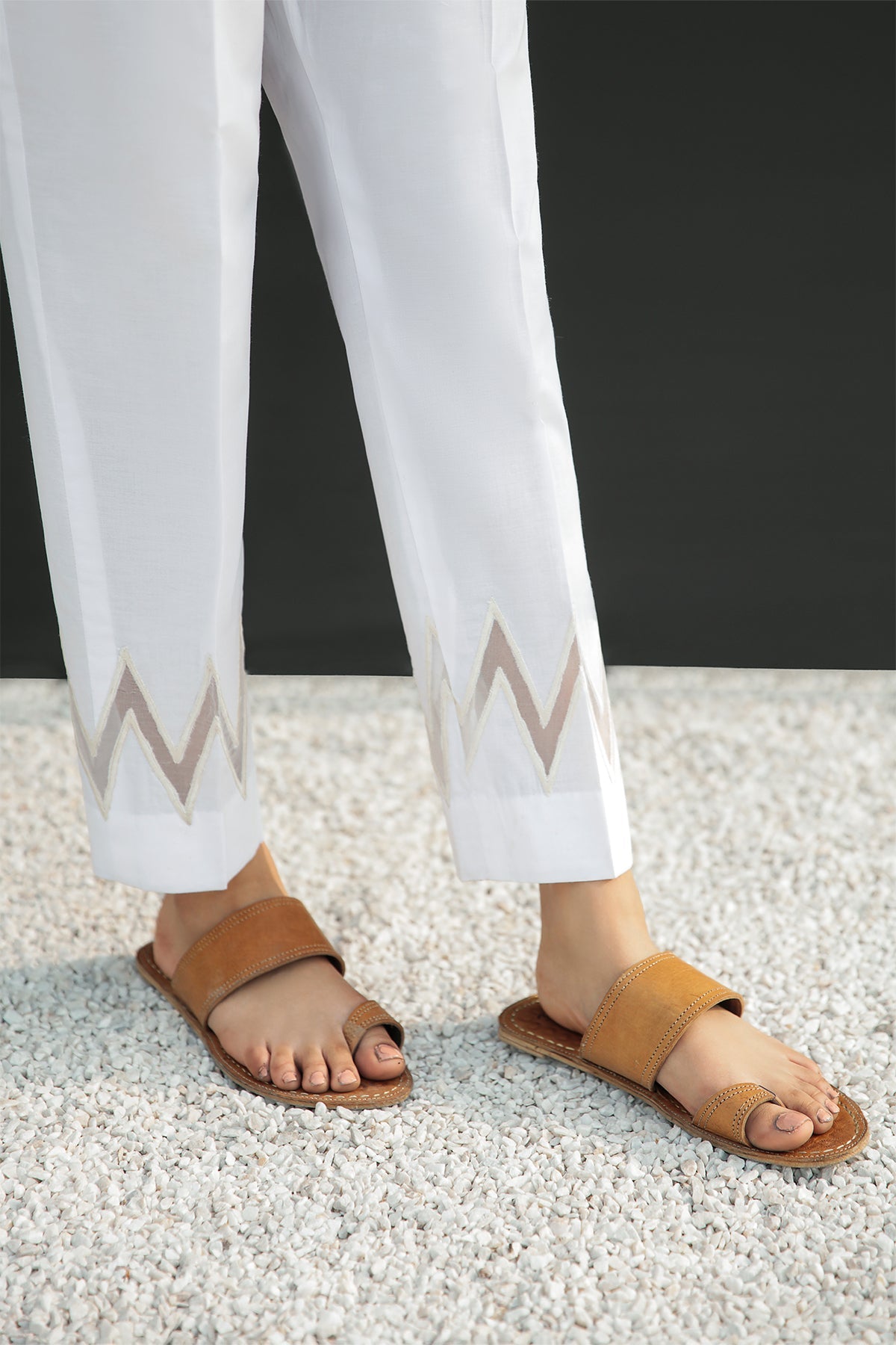 EMBROIDERED COTTON TROUSER 201