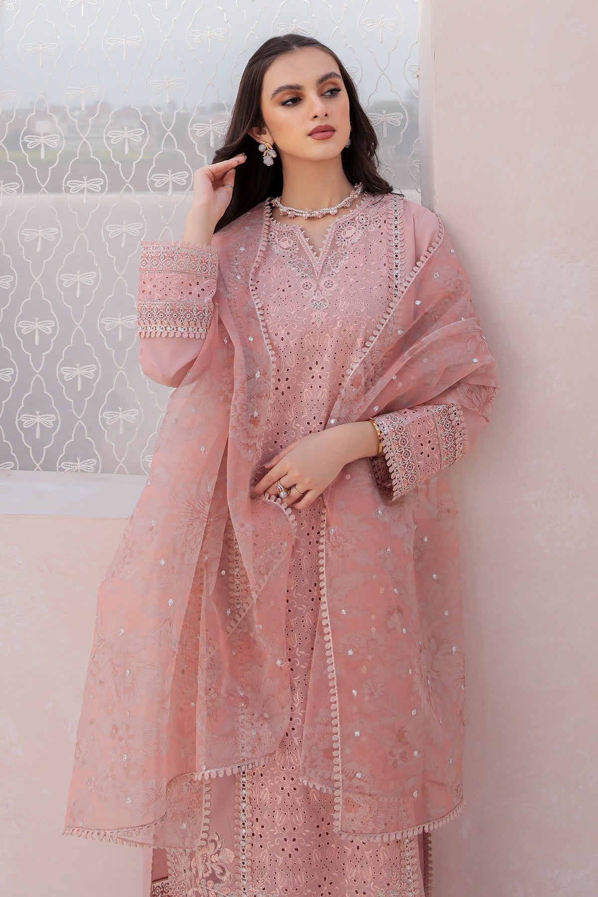 EMBROIDERED LAWN UF-334